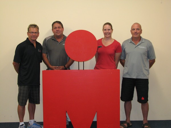 Left to right &#8211; Wayne Reardon, Andrew Forde, Christine Belfit and Warwick Hall